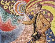 portrait of felix feneon opus Paul Signac